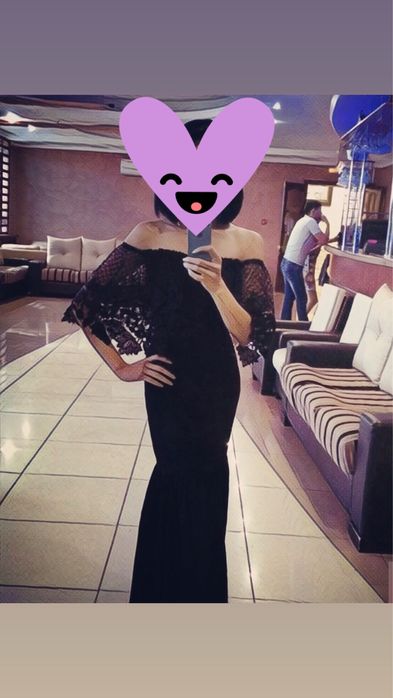 Платье нарядное в пол