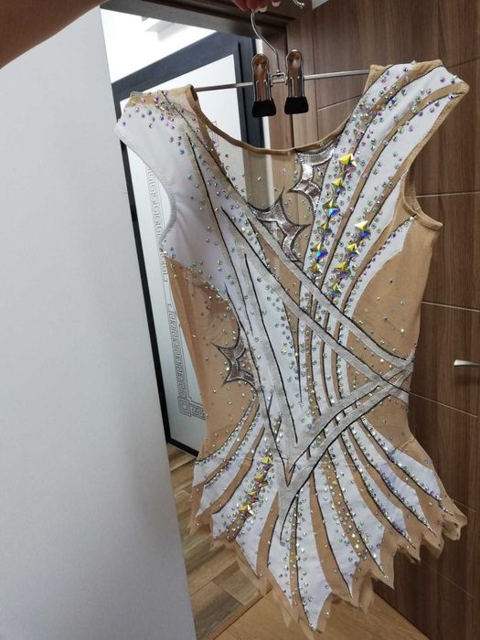 Трико ново за художествена гимнастика, танци за момиче 11-12 год.