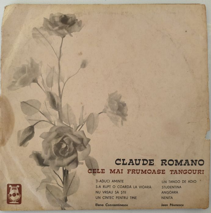 Disc vinil "Cele mai frumoase tangouri" Claude Romano