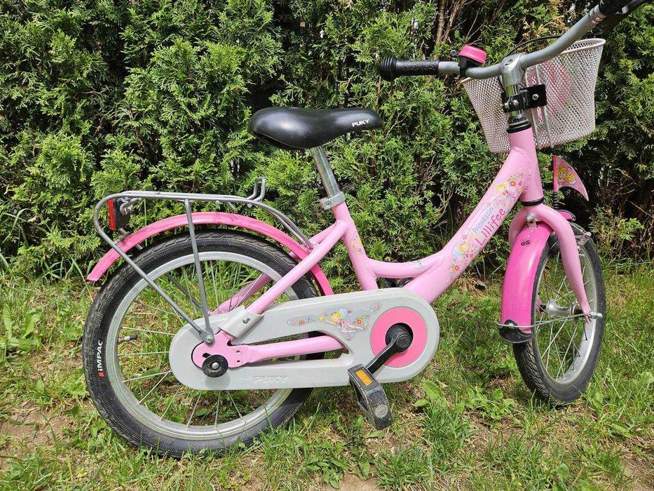 Bicicleta Puky Prinzessin Lillifee, roti pe 16'', aluminiu, Made in Germany