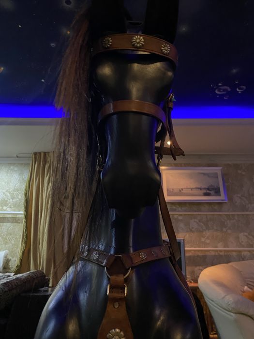 Редкая Антикварная Лошадка-Качалка