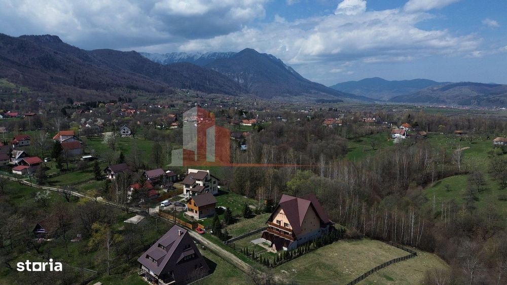 Teren Premium 1.200 mp | Bran - Predelut | Vedere spre Bucegi și Piatr
