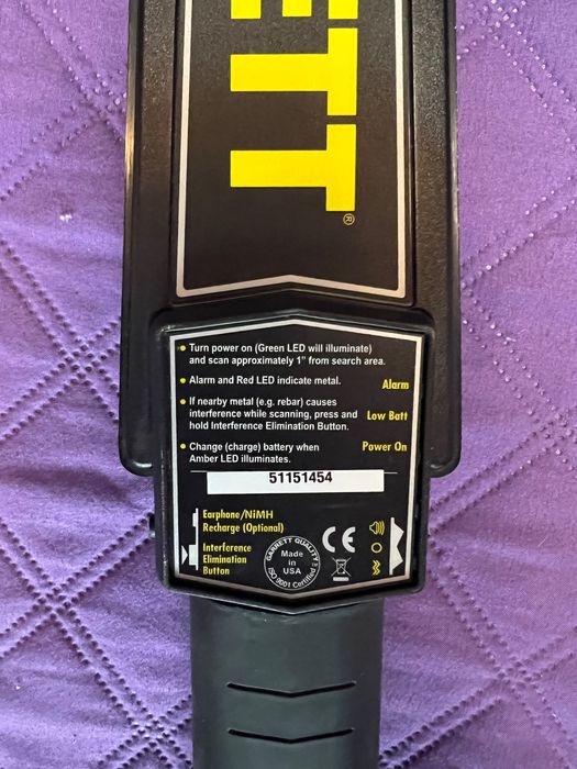 Ръчен метал детектор  Garrett Super Scanner V