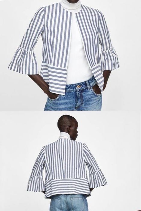 Двойка в полоску zara