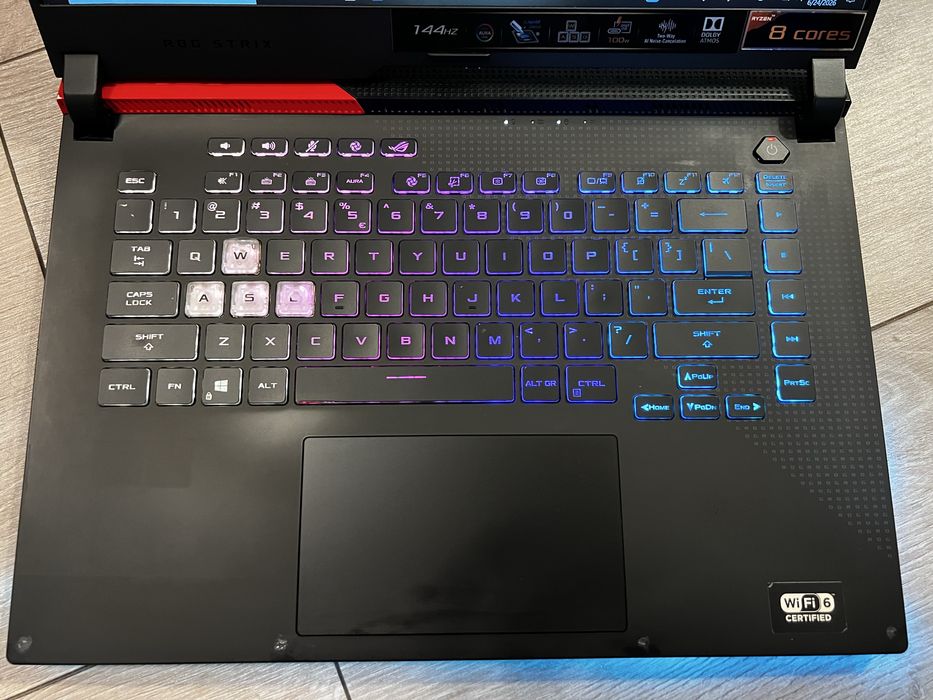 Laptop gaming ASUS ROG Strix G513IC Ryzen 7 4800H RTX3050 4gb 16gb Ram 144hz 512gb SSD