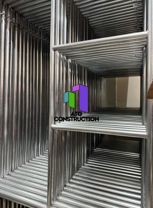 Импортные строительные леса, из оцинкованной стали с настилом, Китай