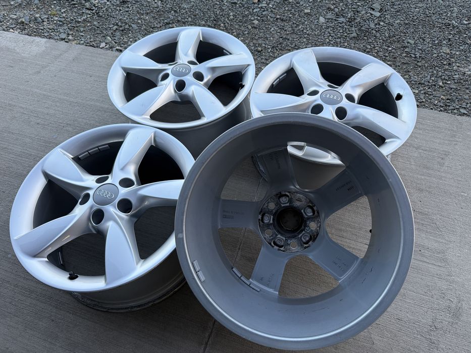 4бр. ПОЧТИ ЧИСТО НОВИ 17” ОРИГИНАЛНИ Джанти 5х112 за-AUDI/VW/SKODA/SEAT/VAG- 7.5Jx17, ET37