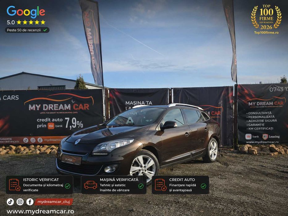 Renault Megane III 1.6 dci 130cp/Keyless/Daylight Led/Credit/Istoric