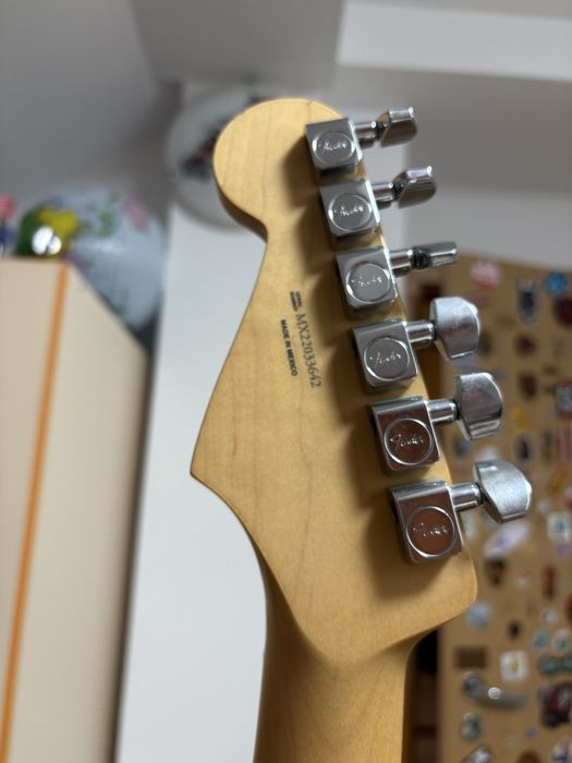 Chitara Fender Stratocaster Player Series MN Capri Orange, prima generatie, made in Mexico