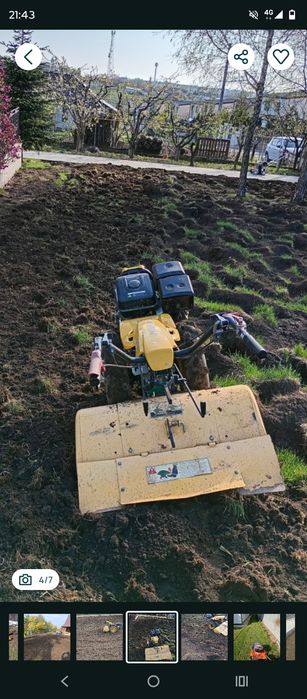 Închiriez  cositoare scarificator gazon motocultor