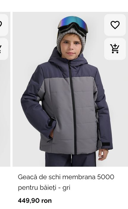 Vand geaca ski 4F băieți