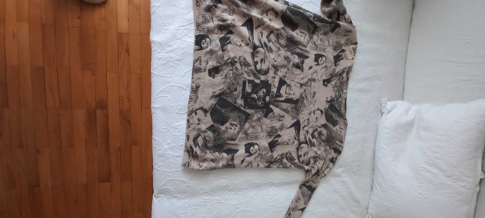 Pulover cu imagini Xikoi oversize