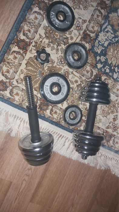 Продам новые гантели