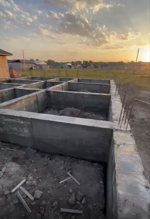 Продам участок с готовым фундаментом