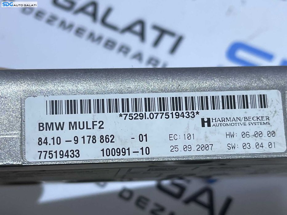 Unitate Modul Calculator Bluetooth BMW Seria 1 E81 E87 2004 - 2011 Cod 9178862 8410917886201 77519433 [AV1348]