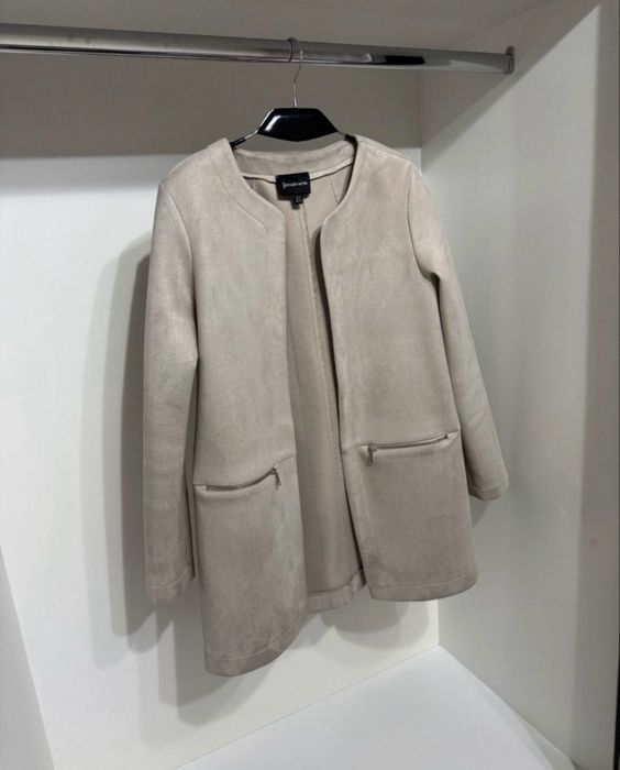 Пиджак женский замшевый