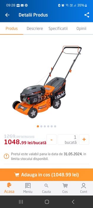 Masina de tuns iarba