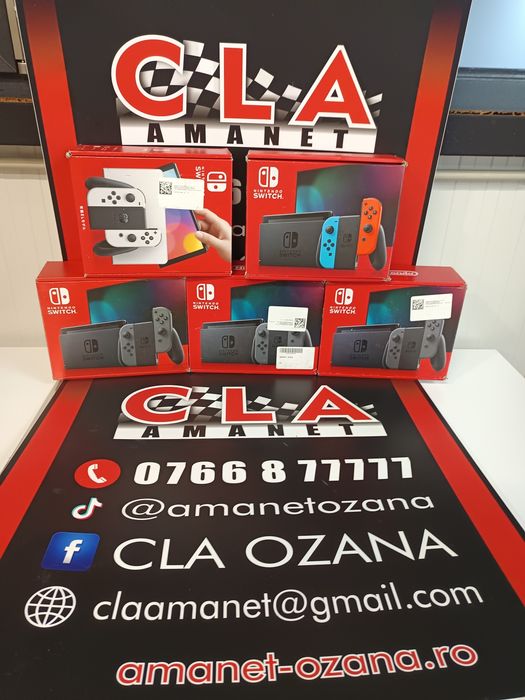 Amanet ozana vinde Nintendo switch noi