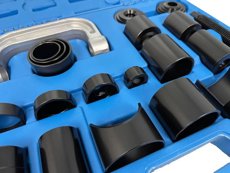Преса за втулки, шарнири и накрайници 21 части gebo tools