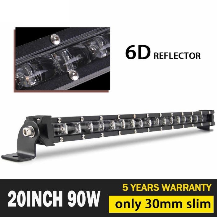 Led bar 6D Super Slim Black Edition CREE Garantie si Factura NOU