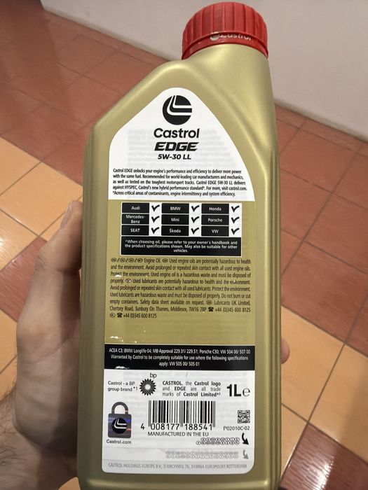 6x Ulei 5W-30LL Castrol