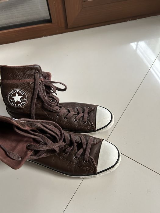 Vand converse din piele maro marimea40
