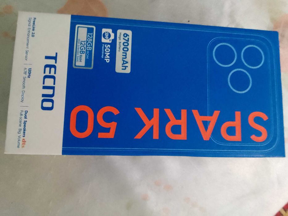 Yangi telefon Techno Spark 50