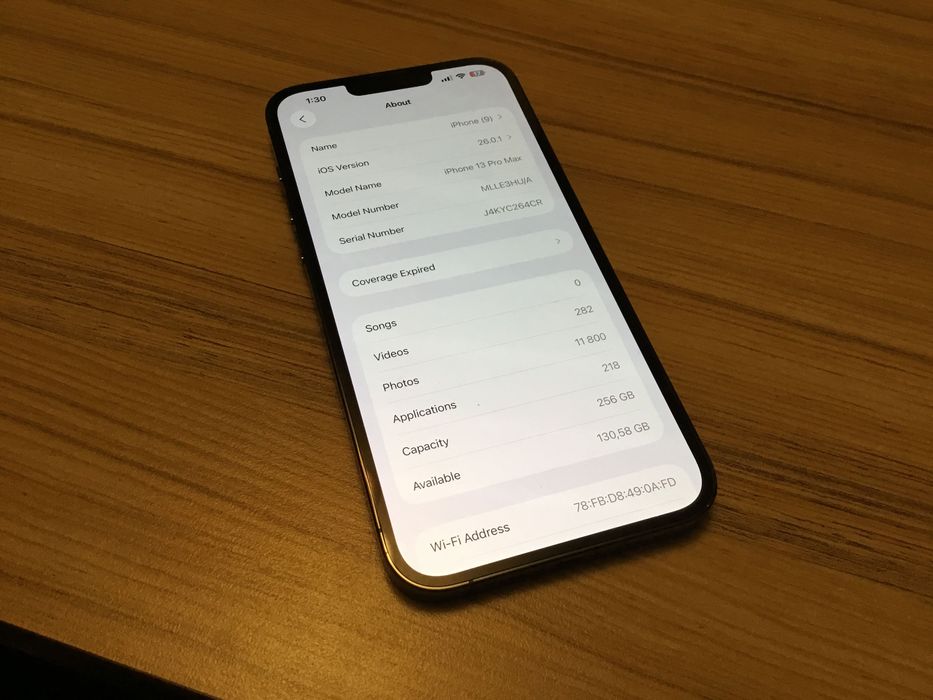 iPhone 13 pro max 256