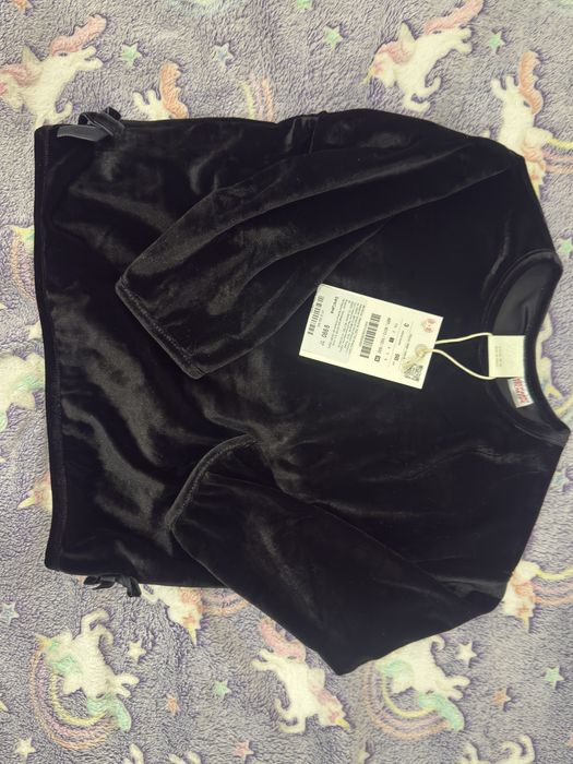 Бархатная кофта Zara новая