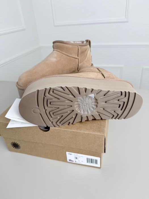 Ugg Ultra Mini Platform Chestnut Noi Originali