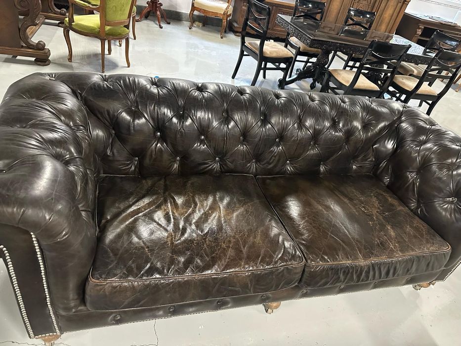 Честърфилд кожени дивани