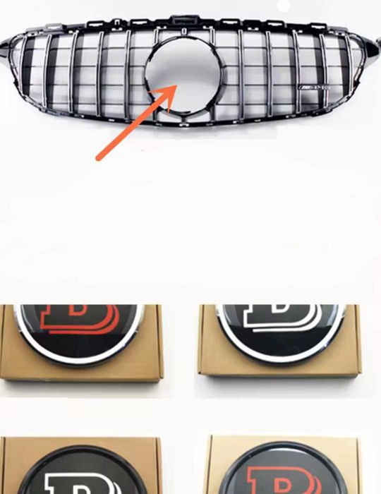 Емблема Брабус за предната решетка за Мерцедес Mercedes Brabus