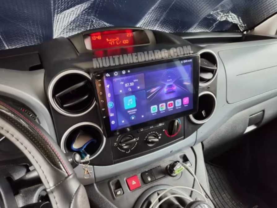 Citroen Berlingo Peugeot Partner  Мултимедия Навигация Android