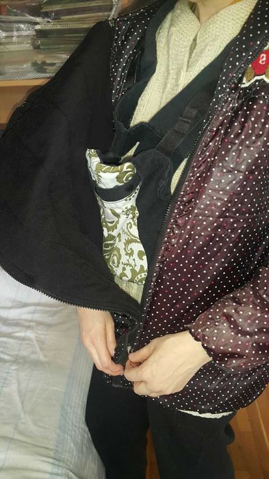 Кенгуру, ергономична раница за дете и яке за носещия