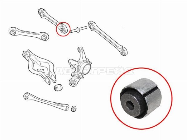 Сайлентблок BMW 1-Series 11-19 / 3-Series 11-19 / 2-Series 14- / 3-Ser