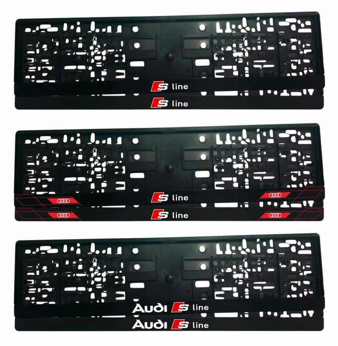 Комплект подложки/рамки за регистрационни номера AUDI