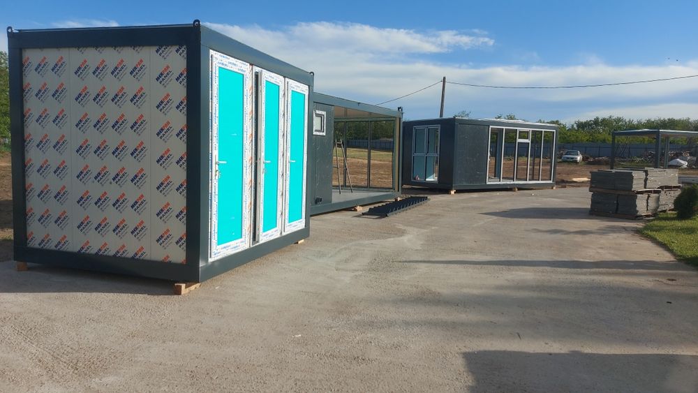 Container sanitar wc și ghiuvete