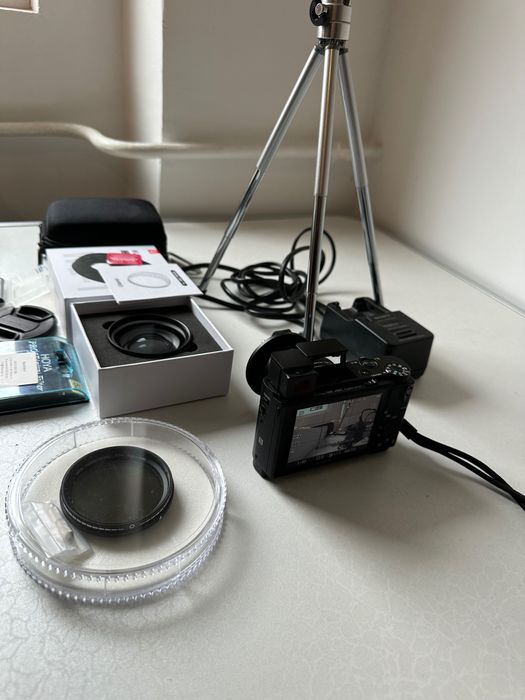 Sony Cyber-Shot RX100 VII 4k + toate accesoriile