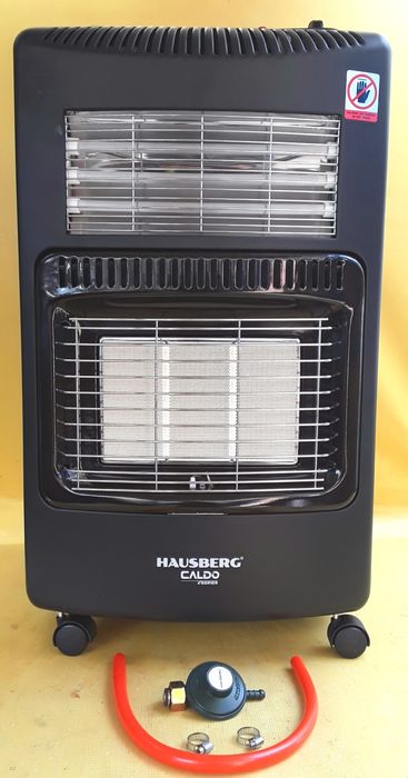 Sobă cu gaz - electric Hausberg HB 1022 NG NOUĂ - 395 Lei