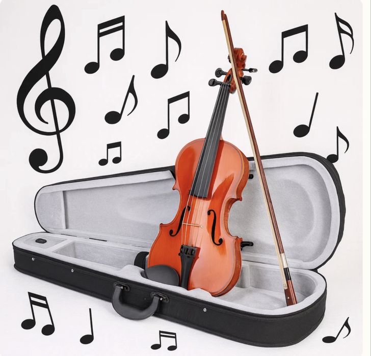 Pachet Vioara clasica din lemn incepatori 4/4 3/4 1/2 1/4