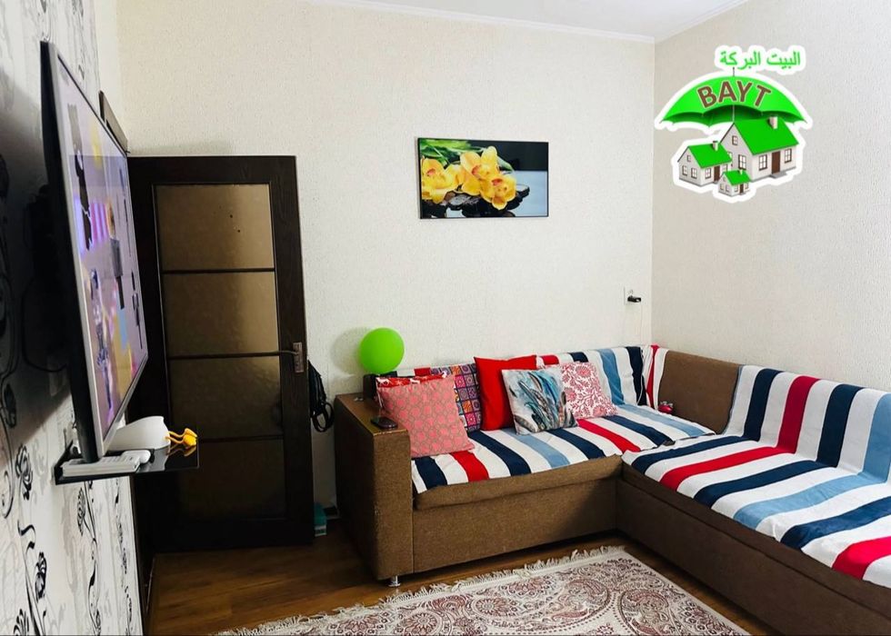 ÷ ЧИЛАНЗАР 18-квартал 1 комнатная МЕБЕЛ+ТЕХНИКА продаётся квартира