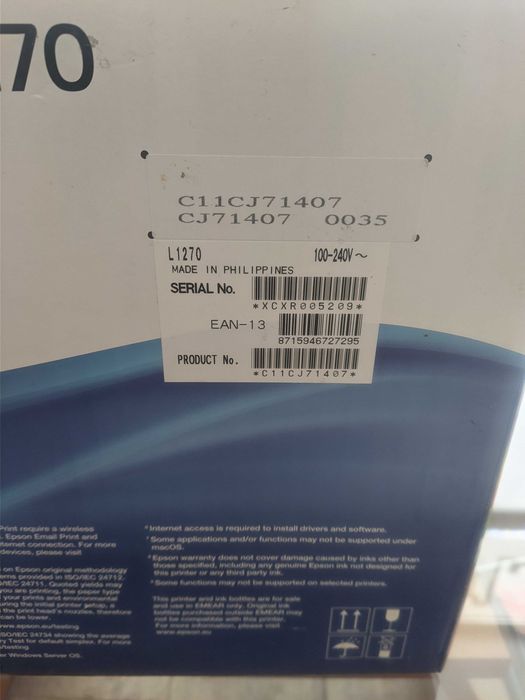 Epson Inkjet Printer EcoTank L1270