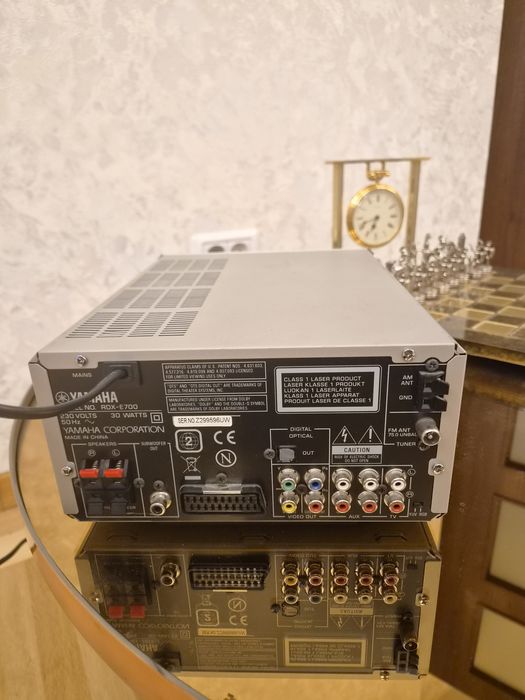 Receiver Yamaha E700 + boxe raft NX E800