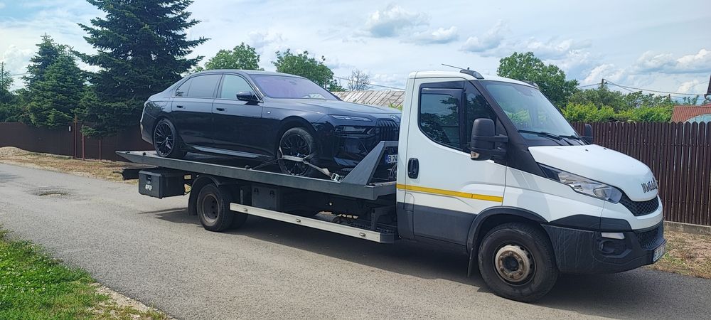 Tractari Auto Non Stop/Transport utilaje/Marfa/Platforma/Asistenta Rutiera