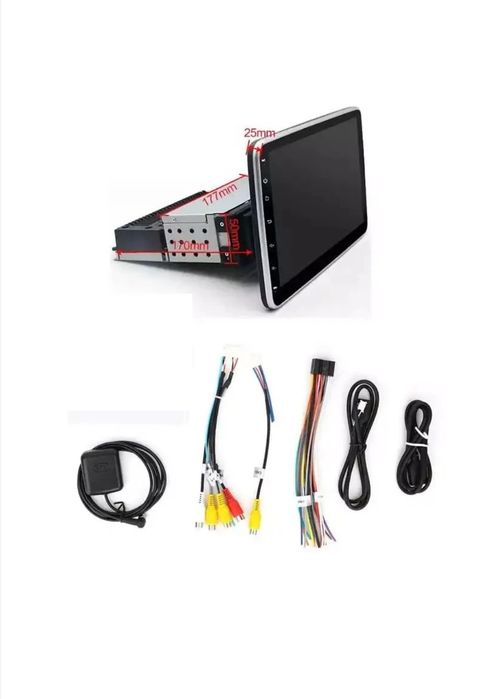 Мултимедия за кола с 1 din, 10 инча