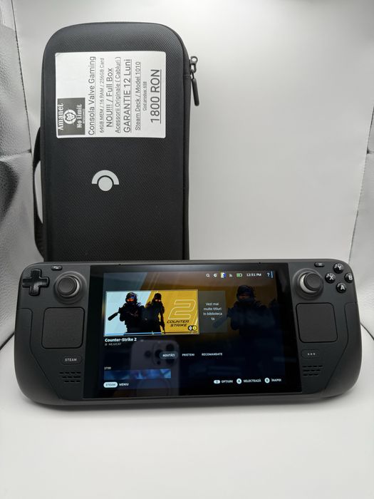 Consola Valve Gaming NOU!!! 64GB / 16GB RAM / 256GB Card Garantie 1An.