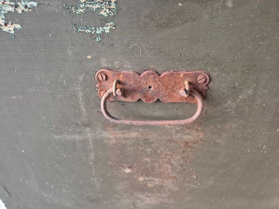 Антикварен-Стар Военен Генералски Сандък 1942 г.