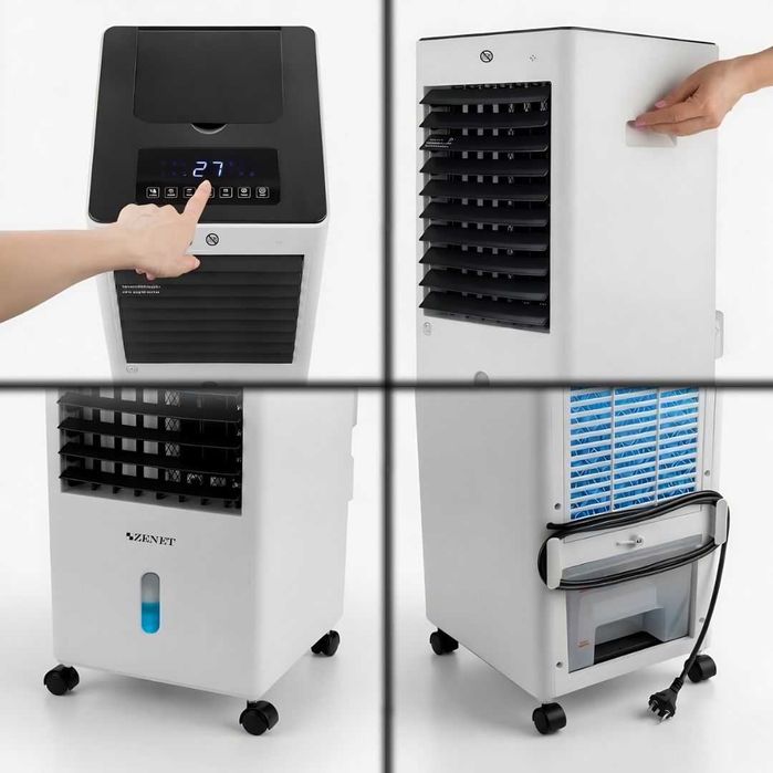 Преносим мобилен климатик за отопление и охлаждане Zenet ZET-481