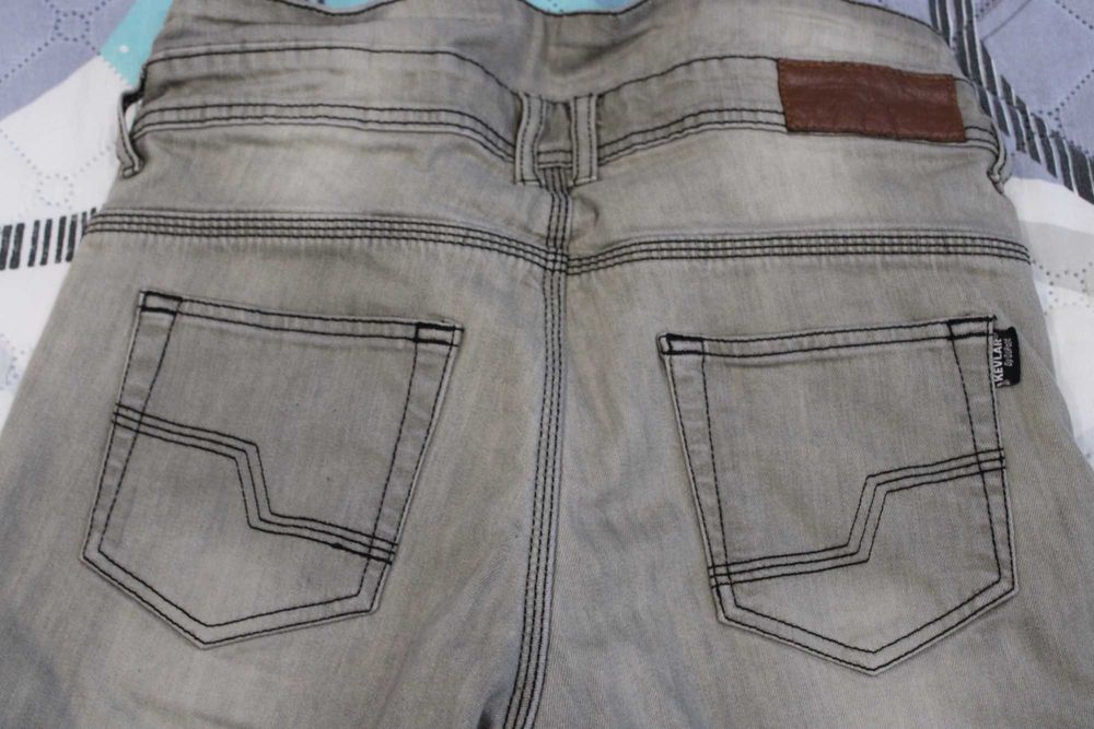 Дамски мото дънки TRILOBITE GREY