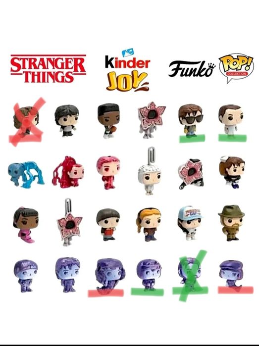 Обменяю фигурки  очень странные дела